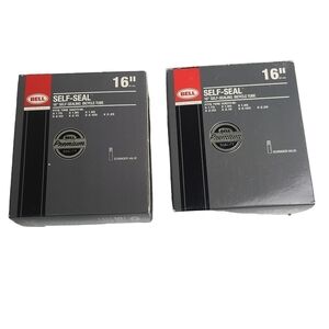 2 X New Bell Self Sealing Bicycle Tube 16"